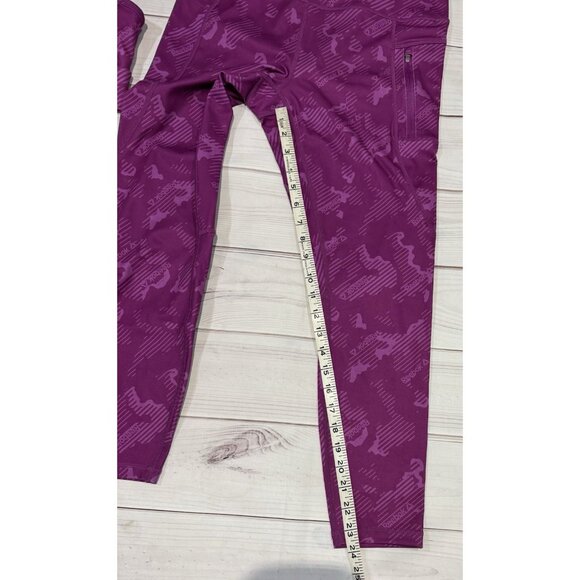 Reebok Workout Set Sportsbra & Leggings Activewear Size M Purple LIKE NEW!!! - Picture 6 of 14